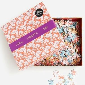 J.CREW Liberty London Print Double Sided Five Hundred Pieces Puzzle New In Box